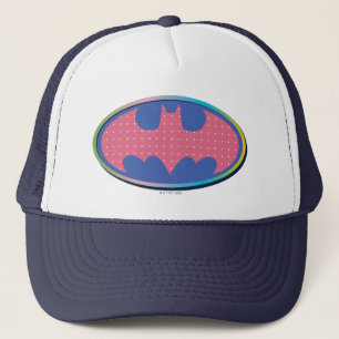 Batman   Roze poladot Logo Trucker Pet