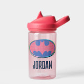 Batman | Roze poladot Logo Waterfles (Links)