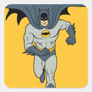 Batman Running Vierkante Sticker