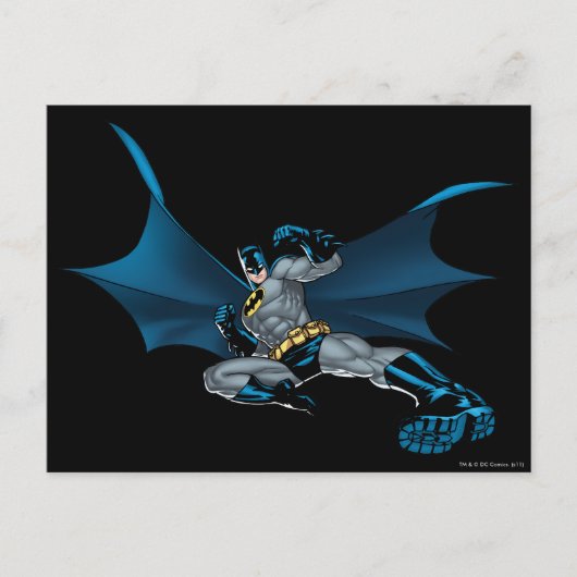 Batman Runs Briefkaart (Voorkant)