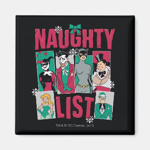 Batman Santa Naughty Lijst van Villains Magneet