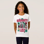 Batman | Santa Naughty Lijst van Villains T-shirt (Voorkant volledig)