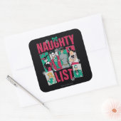 Batman | Santa Naughty Lijst van Villains Vierkante Sticker (Envelop)