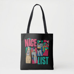 Batman   Santa Nice-lijst van helden Tote Bag