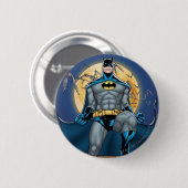 Batman-scènes - Moon Front Uitzicht Ronde Button 5,7 Cm (Voorkant /achterkant)