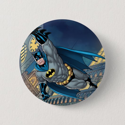 Batman Scenes - Soaring Ronde Button 5,7 Cm (Voorkant)