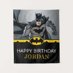 Batman Schoolbord Gelukkig Verjaardag Wandkleed