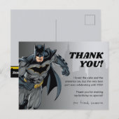 Batman | Schoolbord Hartelijk Gefeliciteerd Dank J Briefkaart (Voorkant / Achterkant)