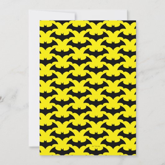 Batman Shield Kinderen Verjaardag Kaart (Achterkant)