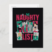 Batman | Sinterklaas Stoute Lijst van Schurken Feestdagenkaart (Voorkant / Achterkant)