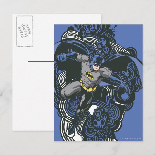 Batman Skulls/Ink Doodle 2 Briefkaart (Voorkant / Achterkant)