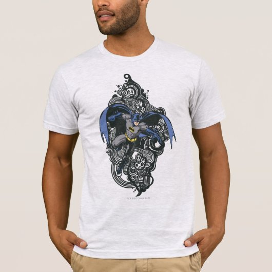 Batman Skulls/Ink Doodle 2 T-shirt (Voorkant)