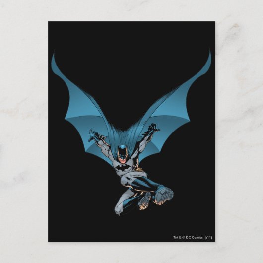 Batman slaat binnen briefkaart (Voorkant)