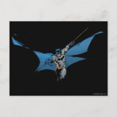 Batman springt met touw briefkaart (Voorkant)