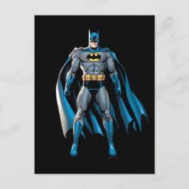 Batman staat op briefkaart