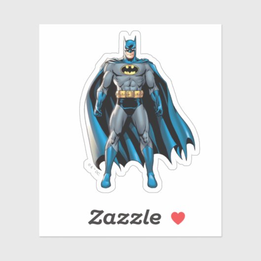 Batman staat op sticker (Vel)