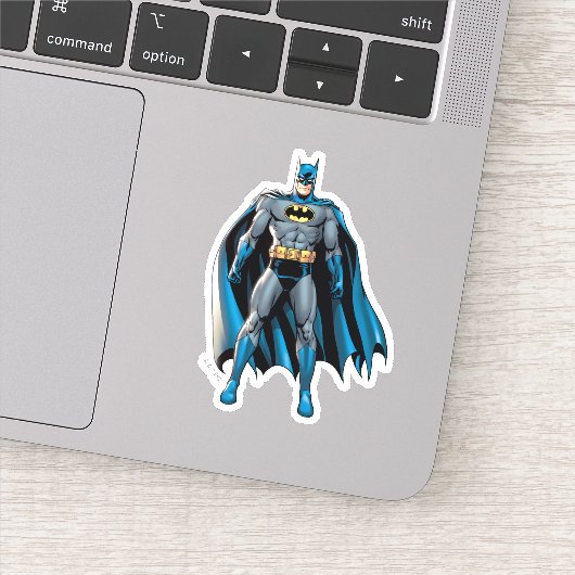 Batman staat op sticker (Detail)