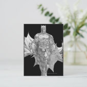 Batman Standing Drawing Briefkaart (Staand voorkant)