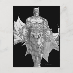 Batman Standing Drawing Briefkaart