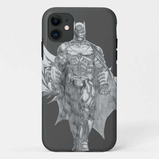 Batman Standing Drawing Case-Mate iPhone Case (Achterkant)