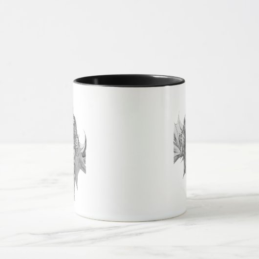 Batman Standing Drawing Mok (Midden)