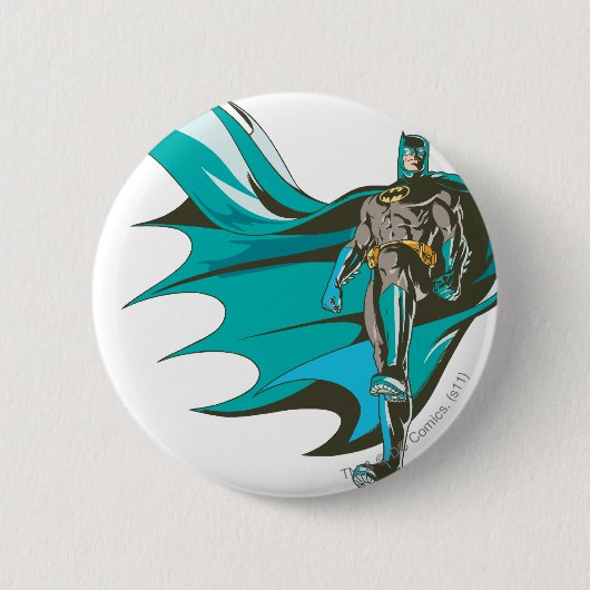 Batman Standing Ronde Button 5,7 Cm (Voorkant)