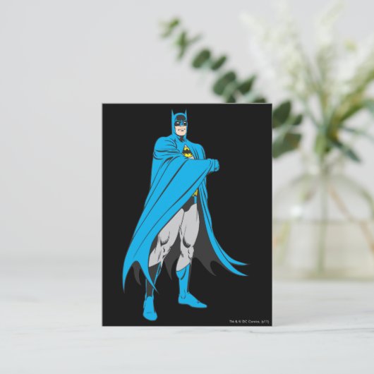 Batman Stands 2 2 Briefkaart (Staand voorkant)