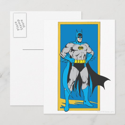 Batman Stands 2 Briefkaart (Voorkant / Achterkant)