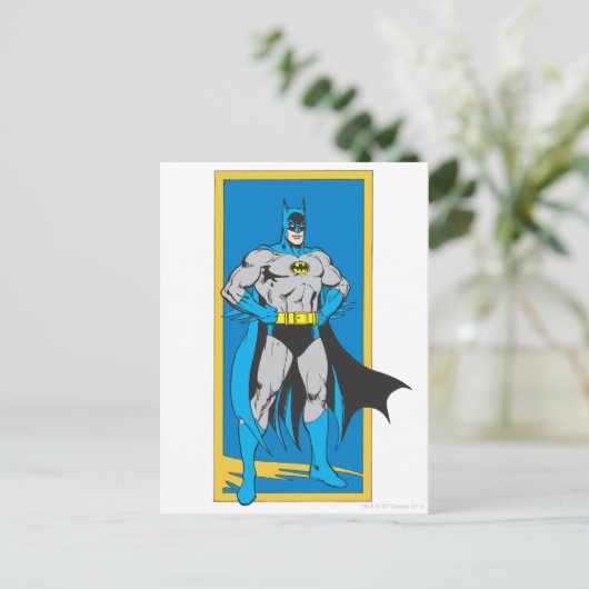 Batman Stands 2 Briefkaart (Staand voorkant)
