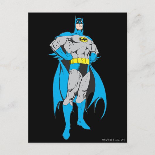 Batman Stands Briefkaart (Voorkant)
