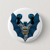 Batman Stands Ronde Button 5,7 Cm (Voorkant)