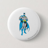 Batman Stands Ronde Button 5,7 Cm (Voorkant)