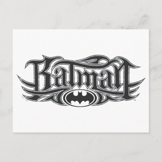 Batman | Stijlvol Logo Briefkaart (Voorkant)