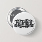 Batman | Stijlvol Logo Ronde Button 5,7 Cm (Voorkant /achterkant)