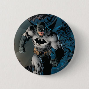 Batman Stride Ronde Button 5,7 Cm