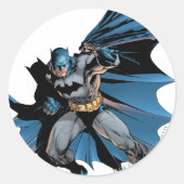 Batman Strong Shadow Ronde Sticker (Voorkant)