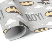 Batman Super Hero Baby shower Cadeaupapier (Rol Hoek)