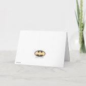 Batman Super Hero Baby shower Kaart (Achterkant)