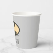 Batman Super Hero Baby shower Papieren Bekers (Achterkant)