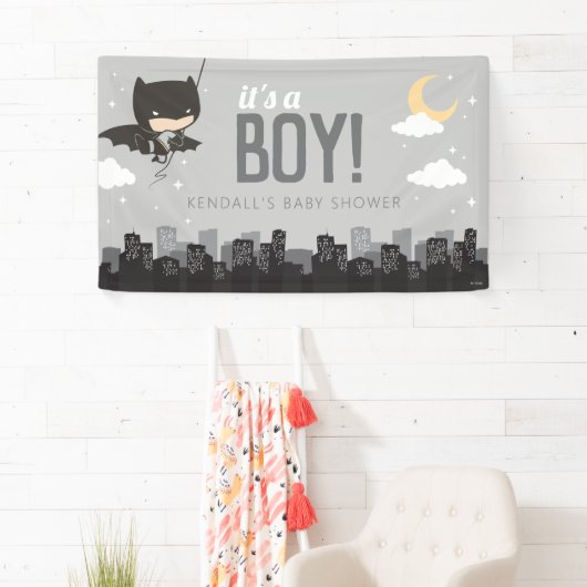 Batman Super Hero Baby shower Spandoek (Insitu)