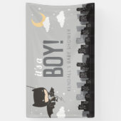 Batman Super Hero Baby shower Spandoek (Verticaal)