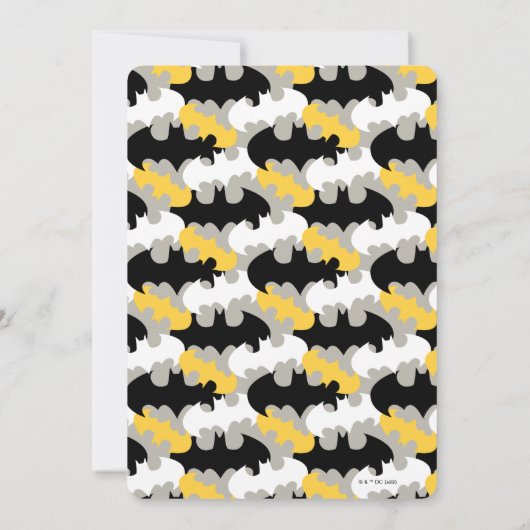 Batman Super Hero Birthday Uitnodiging (Achterkant)