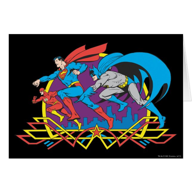 Batman + Superman + Flash (Voorkant Horizontaal)