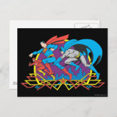 Batman + Superman + Flash Briefkaart (Voorkant / Achterkant)