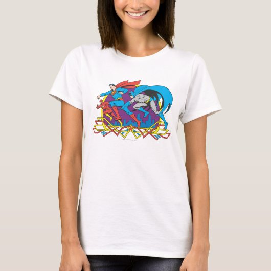 Batman + Superman + Flash T-shirt (Voorkant)