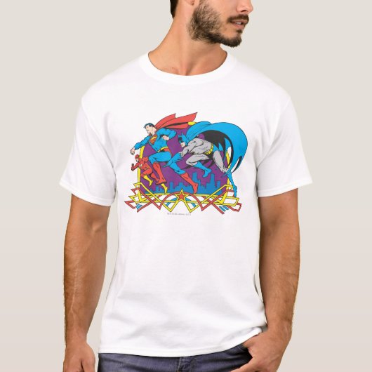 Batman + Superman + Flash T-shirt (Voorkant)