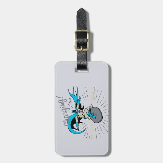 Batman Surfing - Charge! Bagagelabel (Voorkant verticaal)