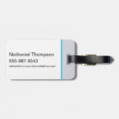 Batman Surfing - Charge! Bagagelabel (Achterkant horizontaal)