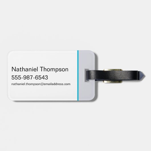 Batman Surfing - Charge! Bagagelabel (Achterkant horizontaal)