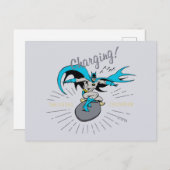 Batman Surfing - Charge! Briefkaart (Voorkant / Achterkant)